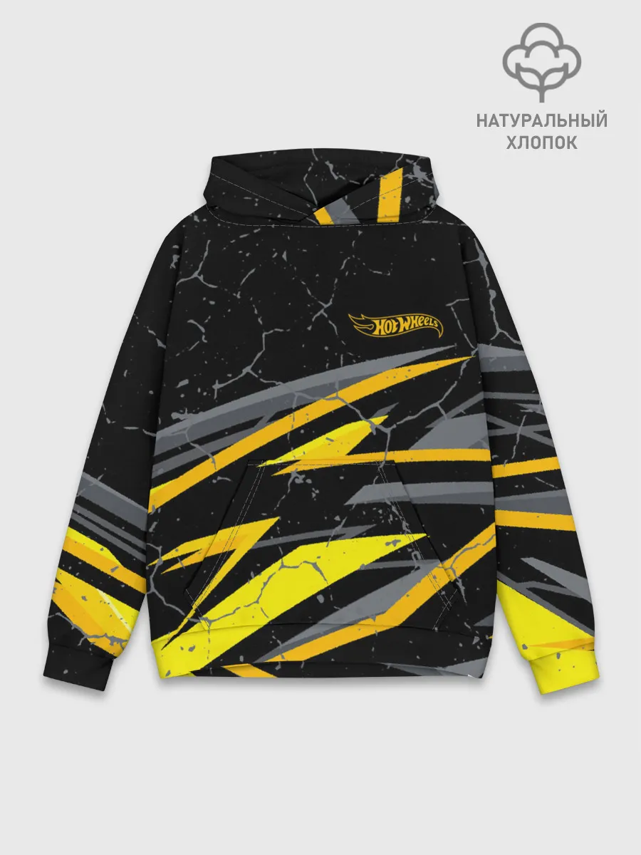 Худи мужской база хлопок / Hot Wheels