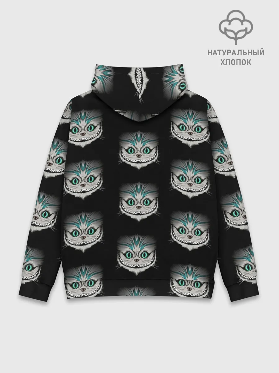 Худи мужской база хлопок / Чеширские котики