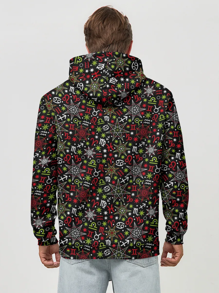 Худи мужской база хлопок / Знаки Зодиака