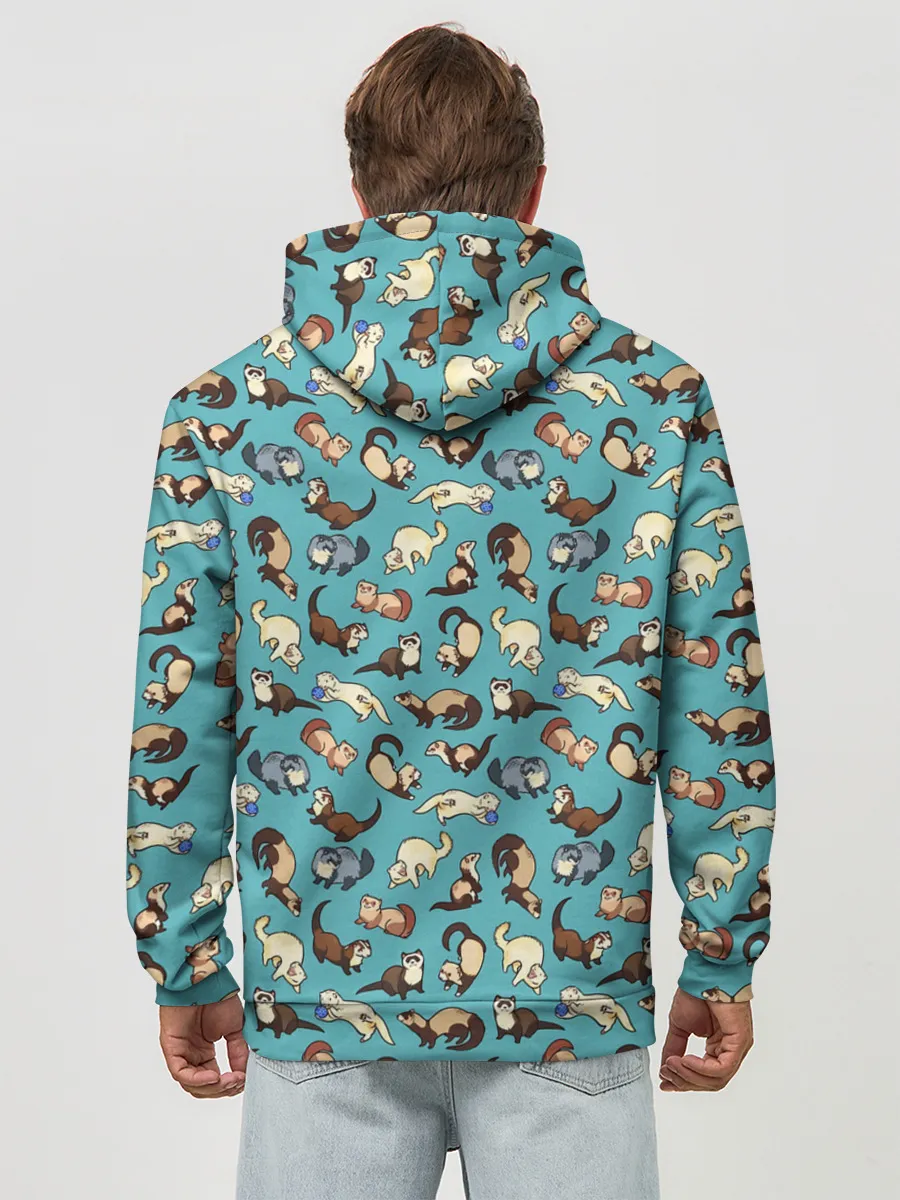 Худи мужской база хлопок / Соболи