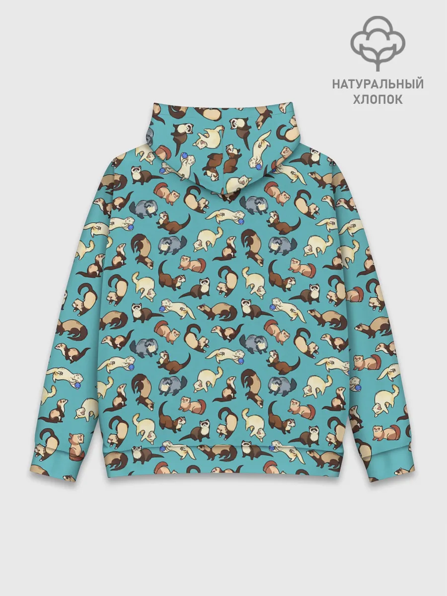 Худи мужской база хлопок / Соболи