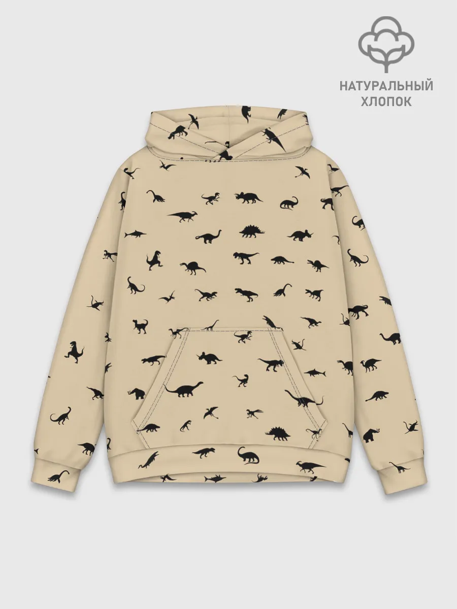 Худи мужской база хлопок / Dinoworld#2