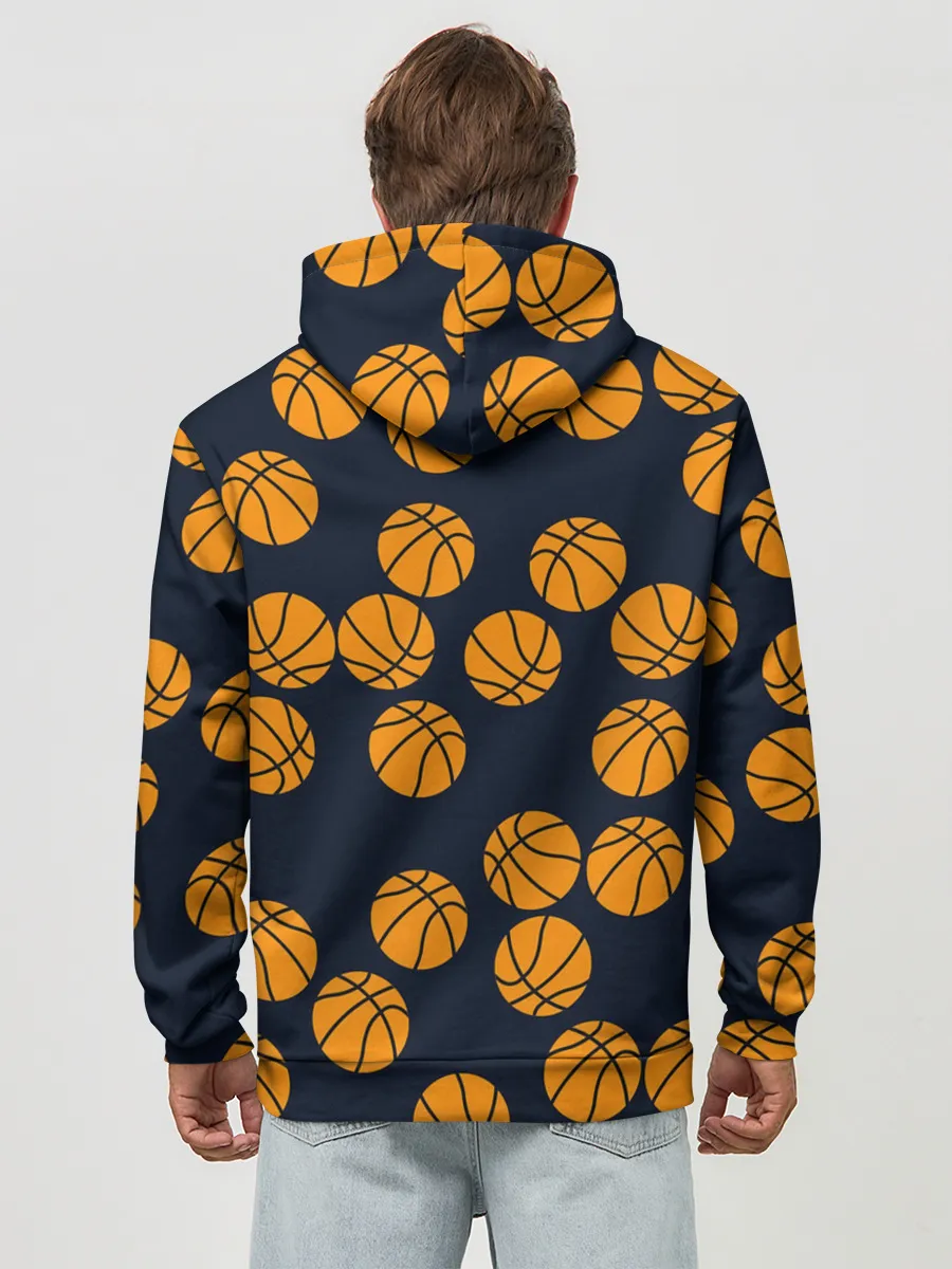 Худи мужской база хлопок / Баскетбольные мячи