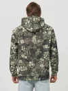 Худи мужской база хлопок / Камуфляж с клевером