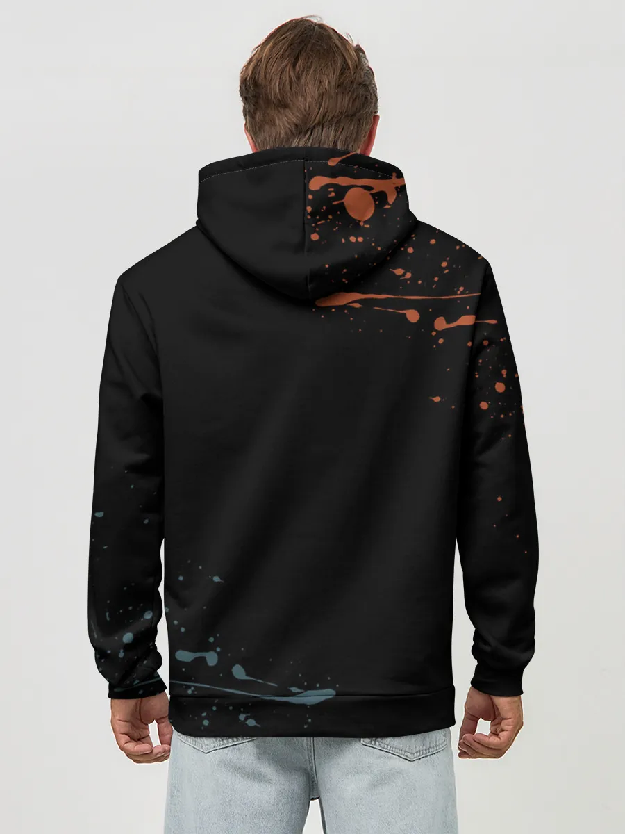 Худи мужской база хлопок / METAL GEAR SOLID SNAKE