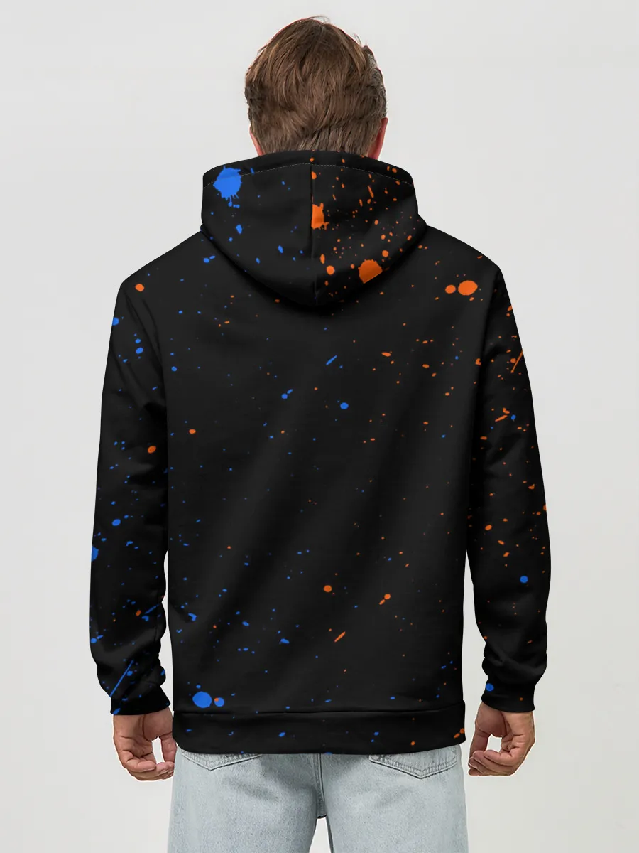 Худи мужской база хлопок / КРАСОЧНЫЙ ВОЛК