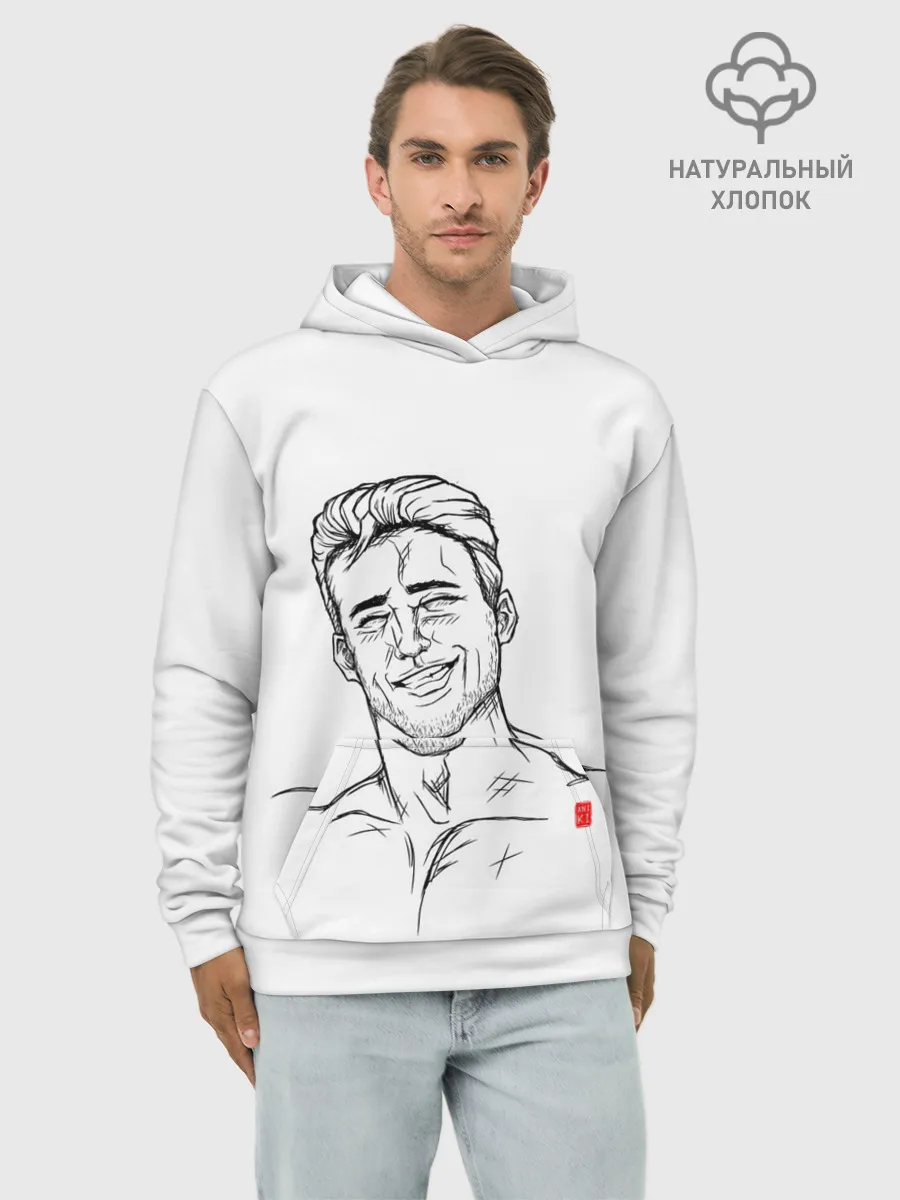 Худи мужской база хлопок / Aniki
