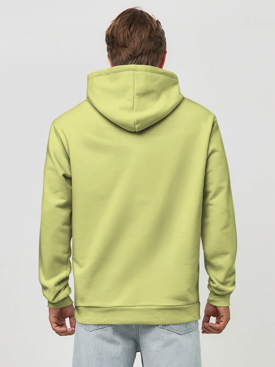 Худи мужской база хлопок / Лиса на траве