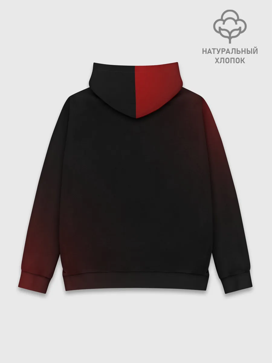 Худи мужской база хлопок / TOKYO GHOUL | ТОКИЙСКИЙ ГУЛЬ