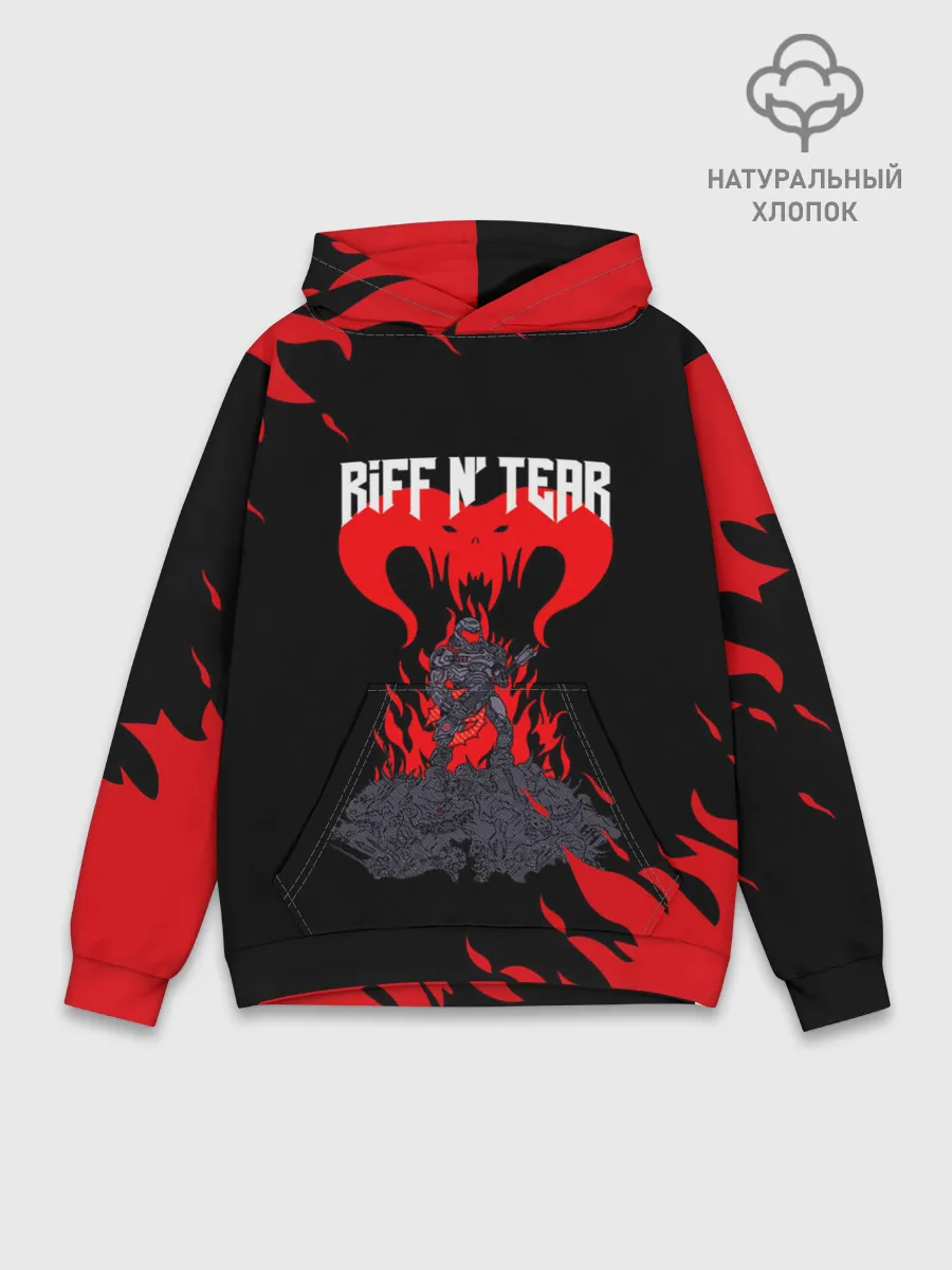 Худи мужской база хлопок / DOOM | ДУМ