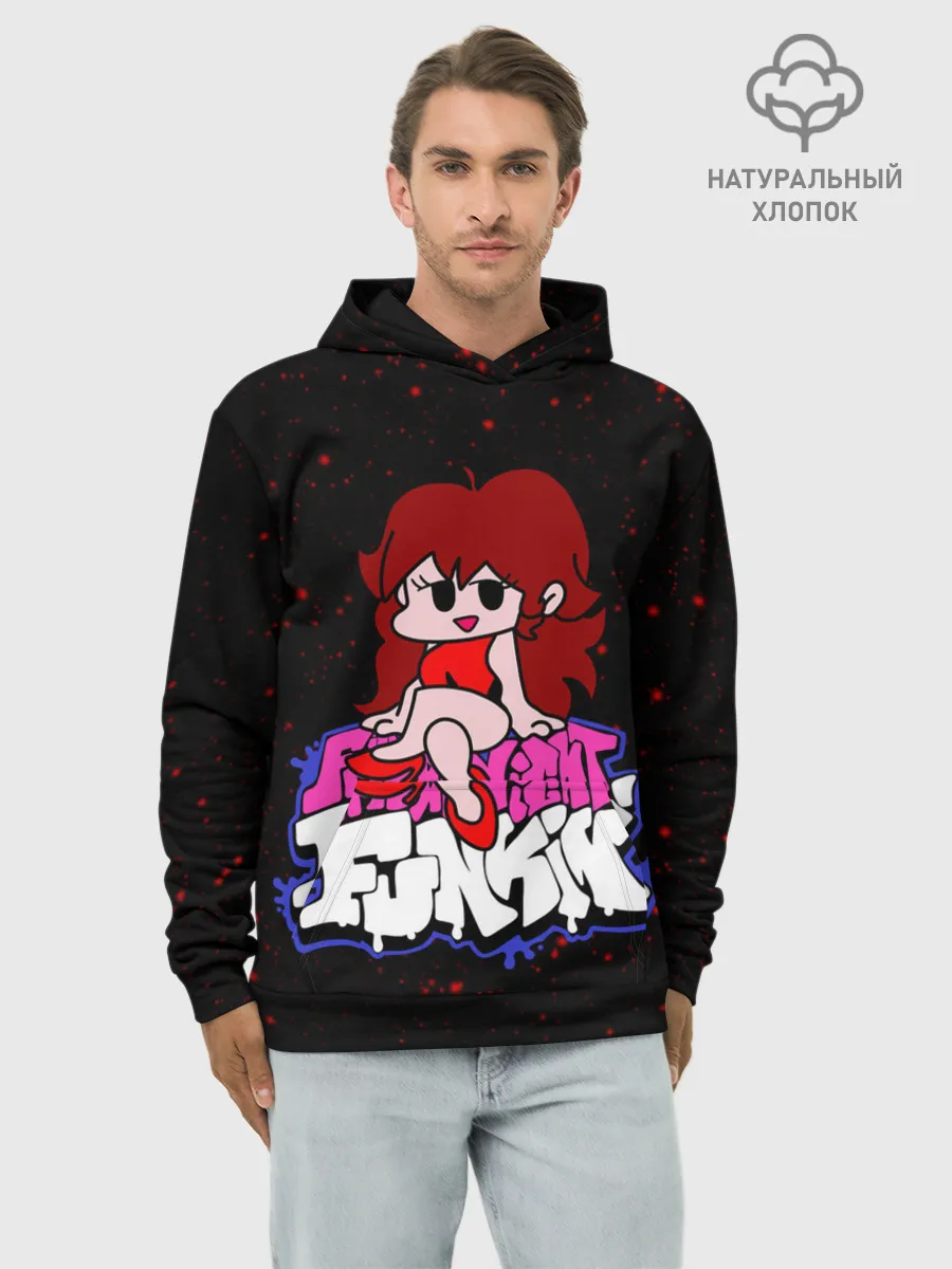 Худи мужской база хлопок / Friday Night Funkin
