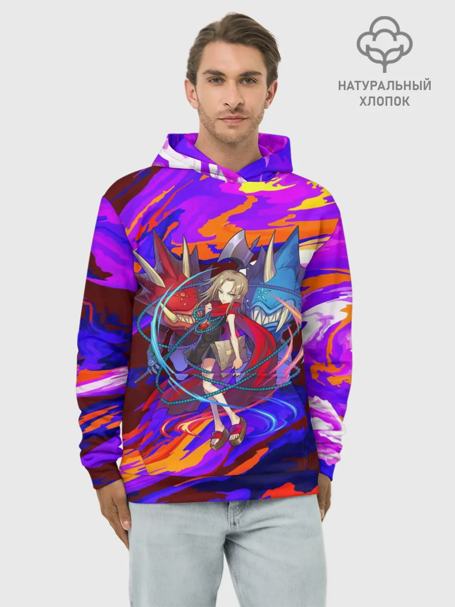 Худи мужской база хлопок / Шаман Кинг | Анна
