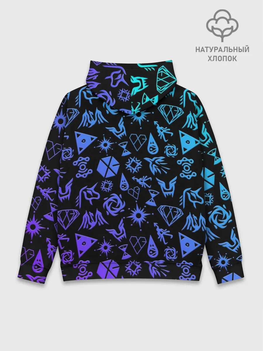 Худи мужской база хлопок / EXO K-POP | LogoBombing