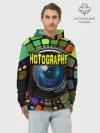 Худи мужской база хлопок / Фотограф и объектив