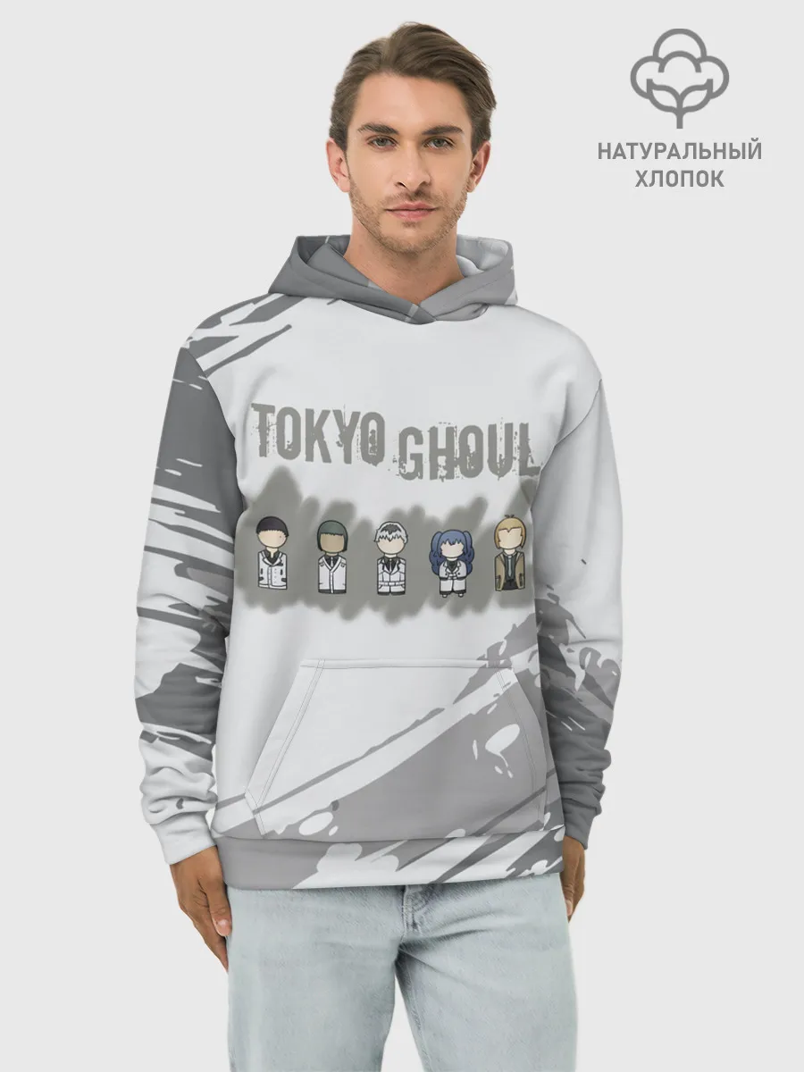 Худи мужской база хлопок / Персонажи Токийского Гуля