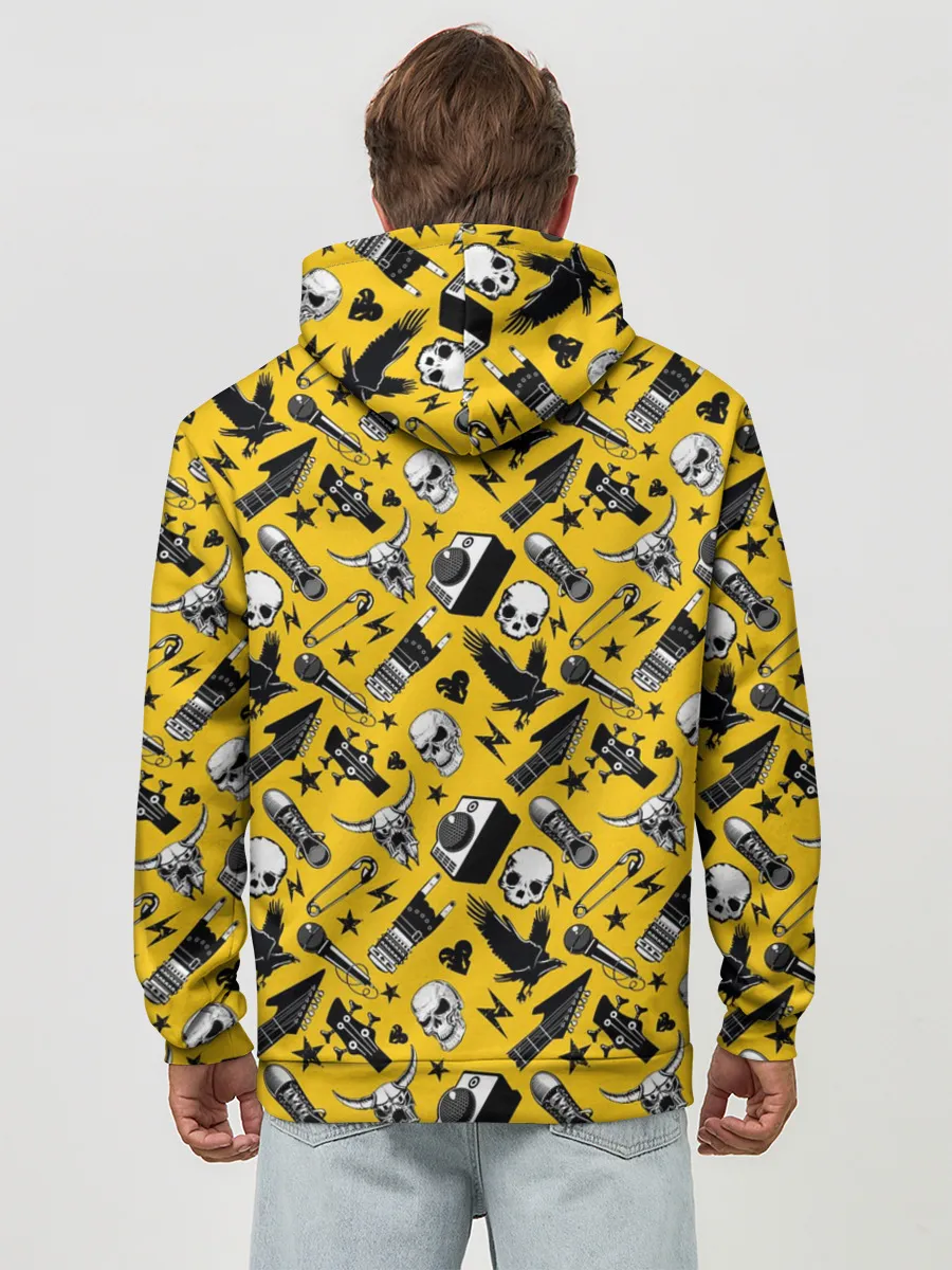 Худи мужской база хлопок / Рок