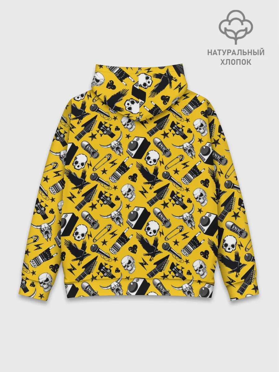 Худи мужской база хлопок / Рок