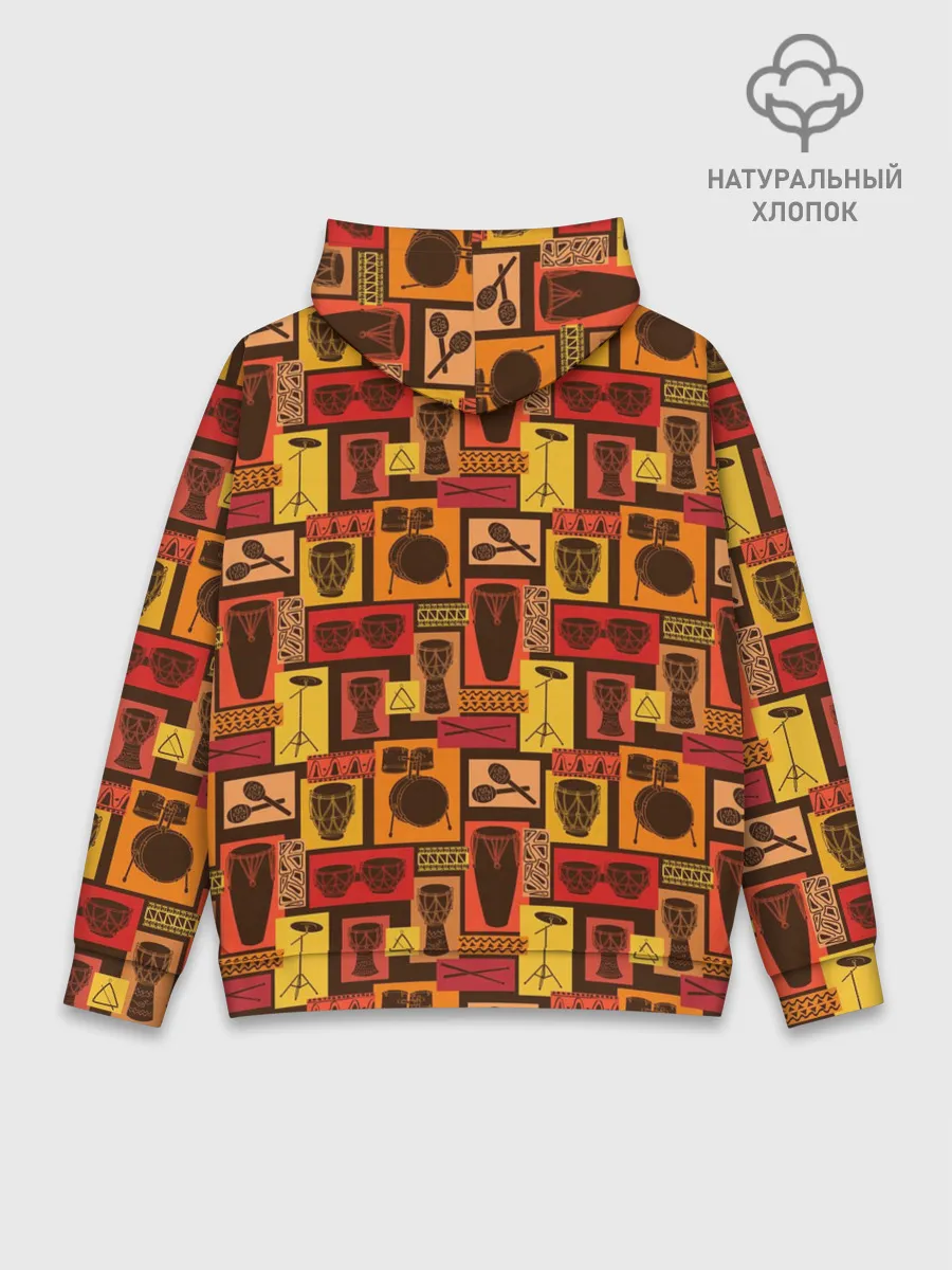 Худи мужской база хлопок / Ударные Инструменты