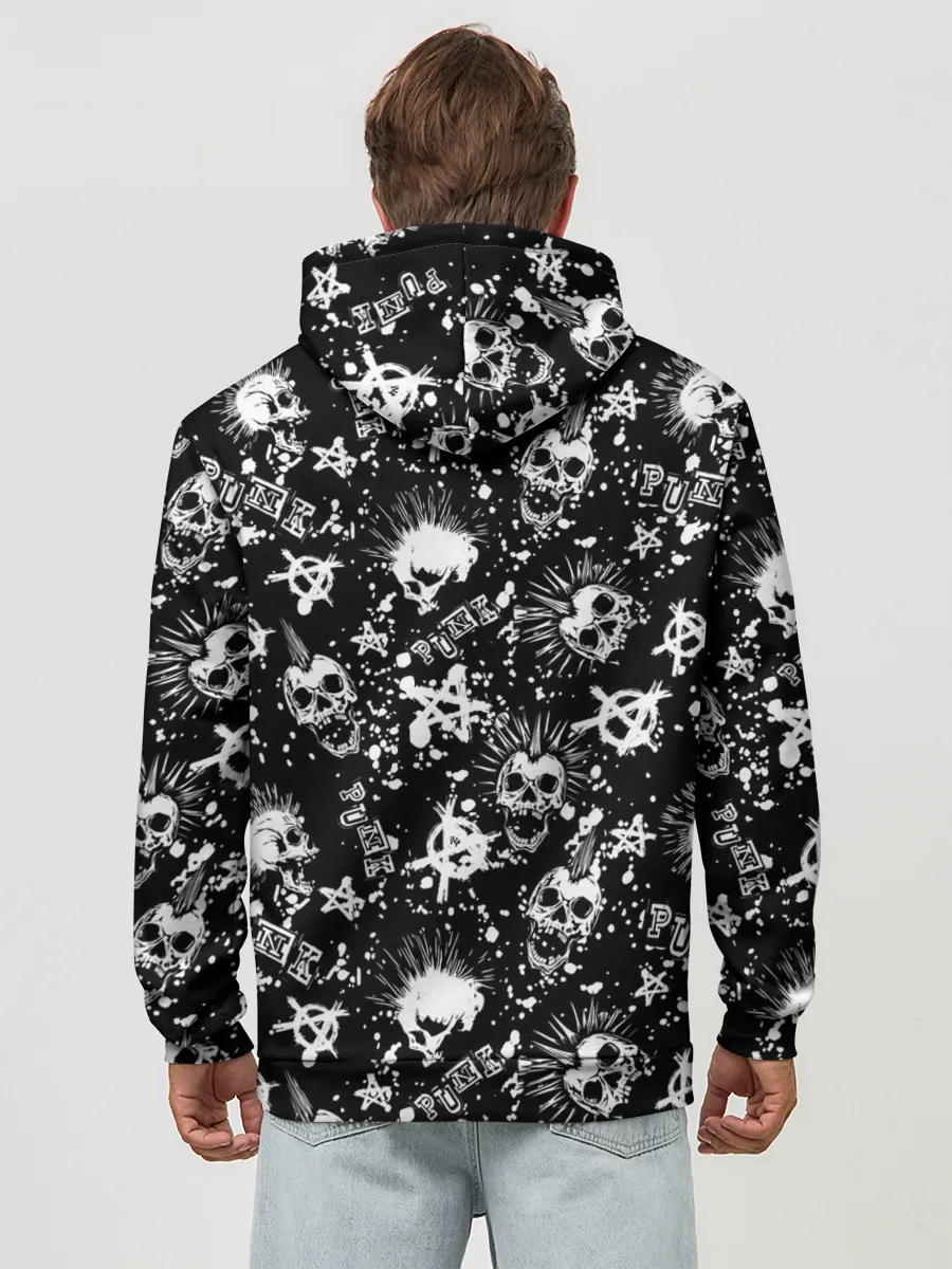 Худи мужской база хлопок / Панк