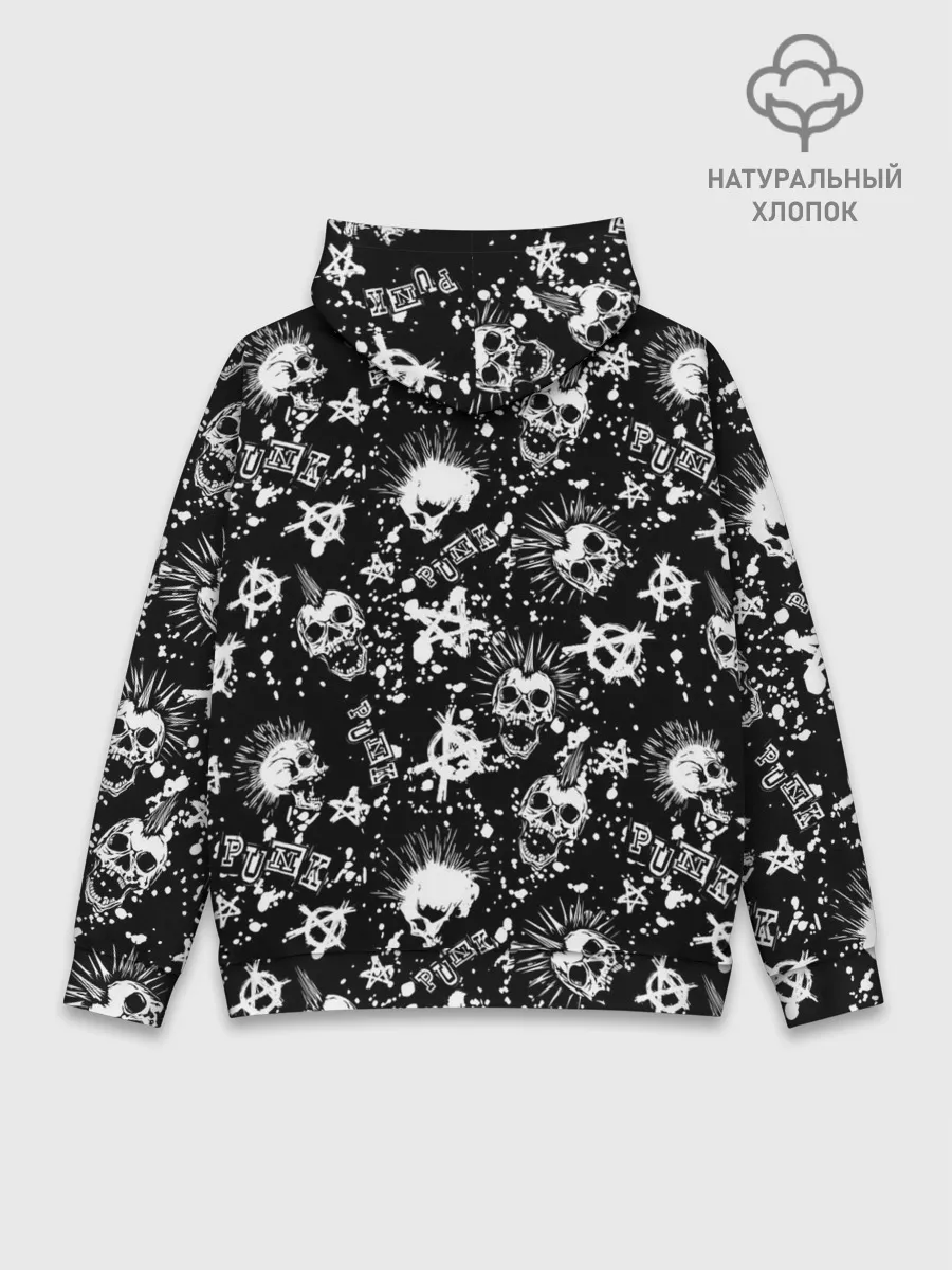 Худи мужской база хлопок / Панк