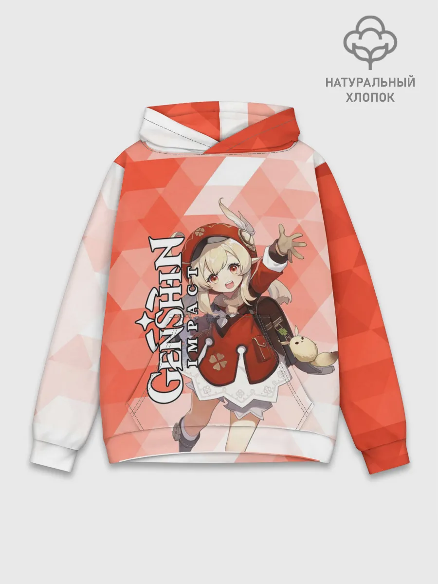 Худи мужской база хлопок / GENSHIN IMPACT КЛИ