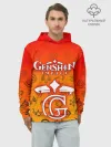 Худи мужской база хлопок / GENSHIN IMPACT