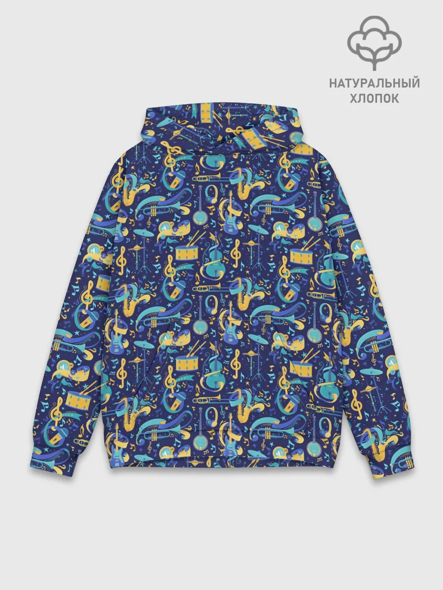 Худи мужской база хлопок / Джаз