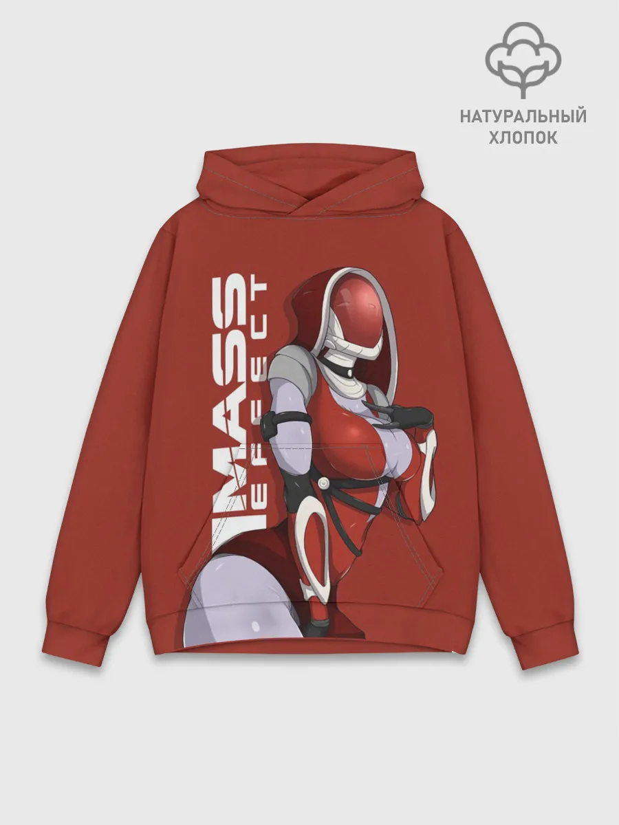 Худи мужской база хлопок / mass effect