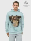 Худи мужской база хлопок / Беспородная Собака дворняга / A Dog