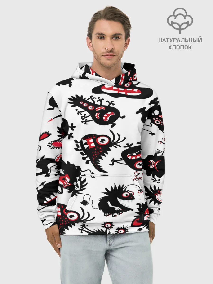 Худи мужской база хлопок / Чудики