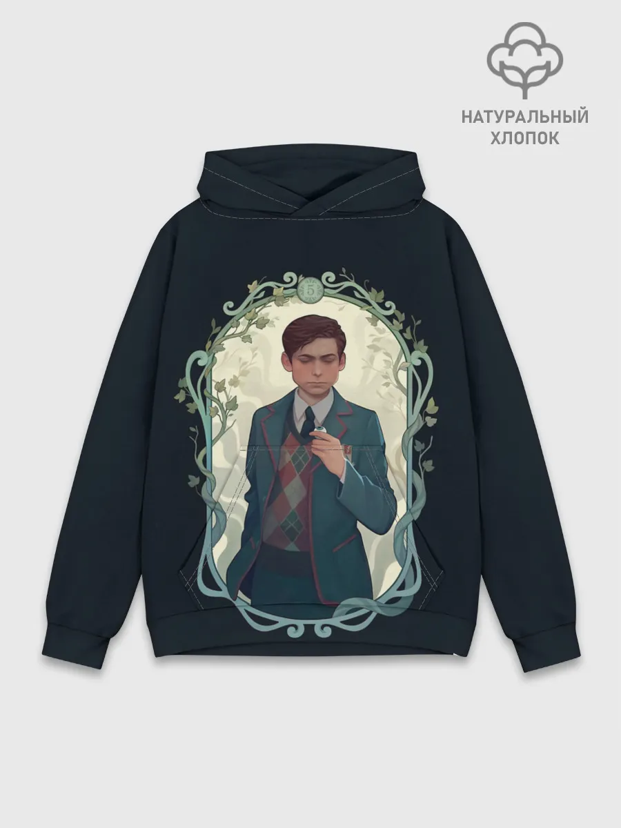 Худи мужской база хлопок / Пятый в рамке