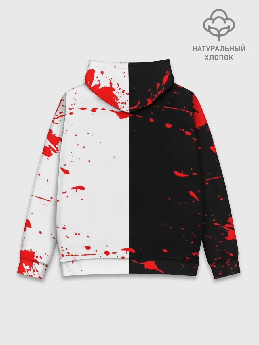 Худи мужской база хлопок / monokuma с молотком