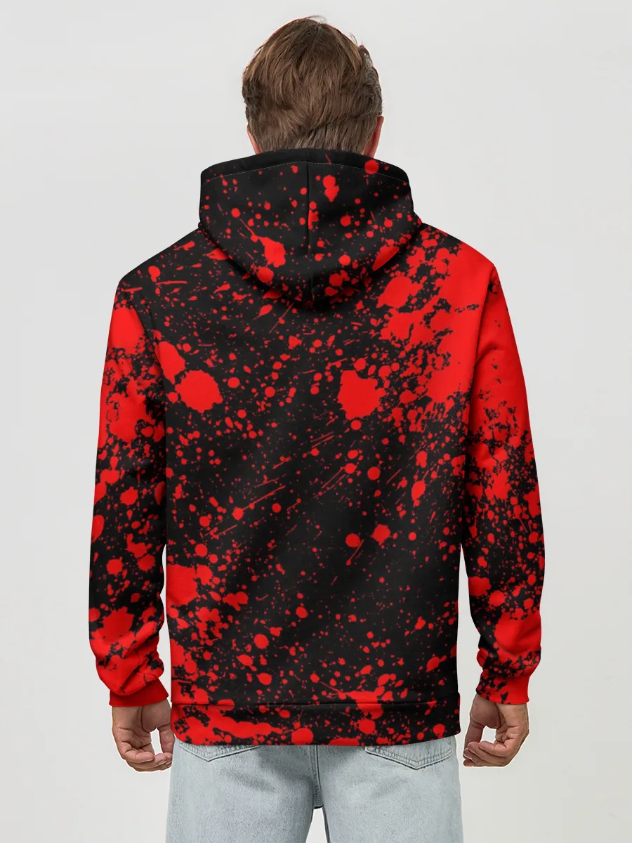 Худи мужской база хлопок / MONOKUMA / МОНОКУМА BLOOD