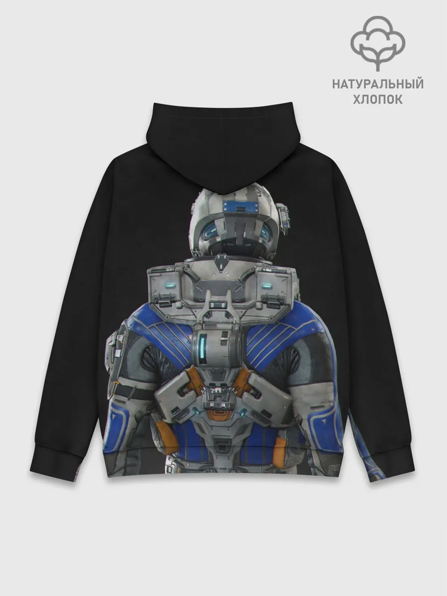 Худи мужской база хлопок / масс эффект