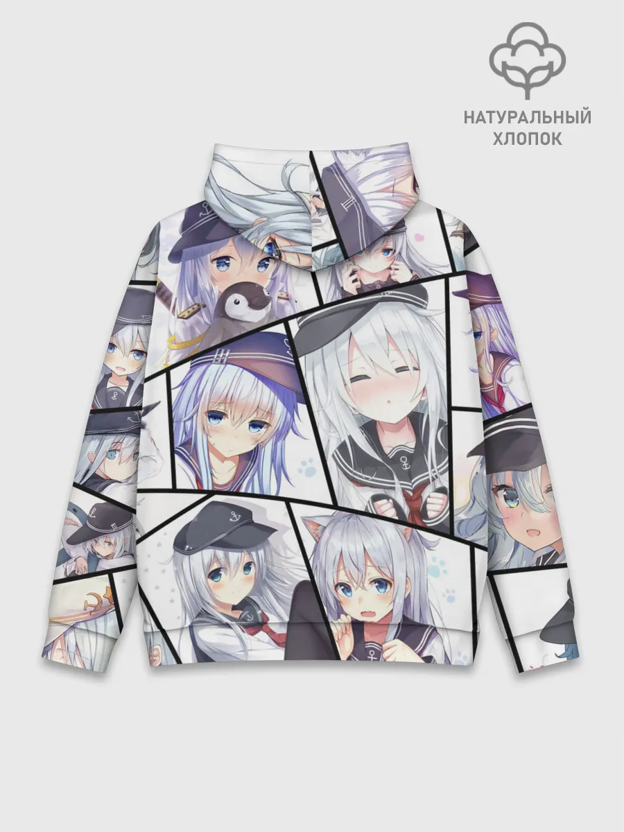 Худи мужской база хлопок / Kantai Collection: Hibiki