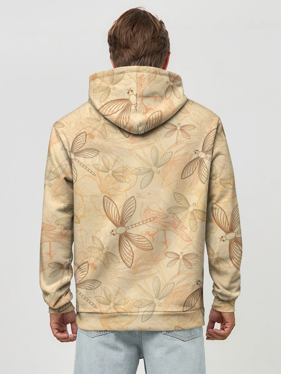 Худи мужской база хлопок / Стрекоза