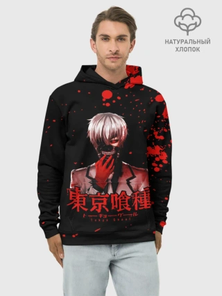 Худи мужской база хлопок / Kaneki