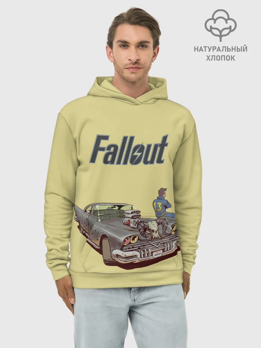 Худи мужской база хлопок / Убежище 13