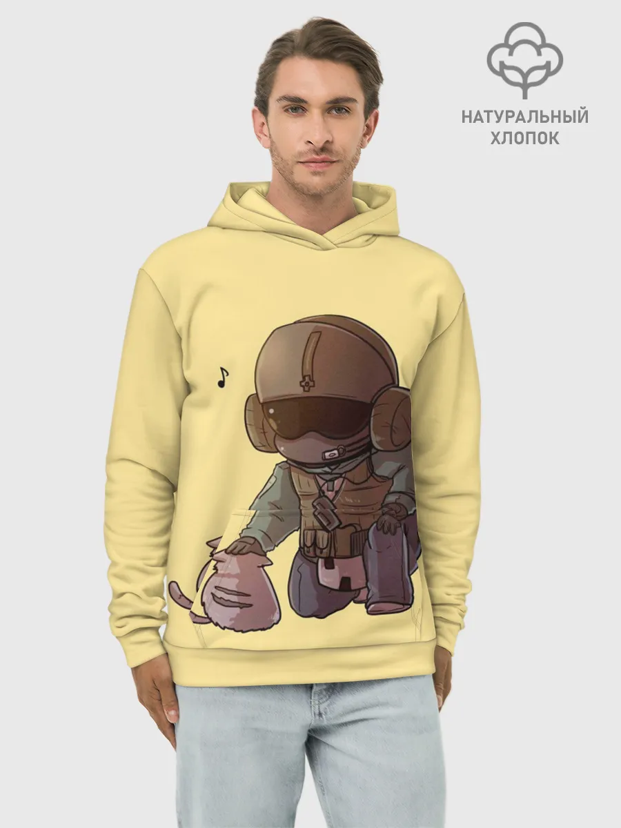 Худи мужской база хлопок / J?ger Rainbow Six