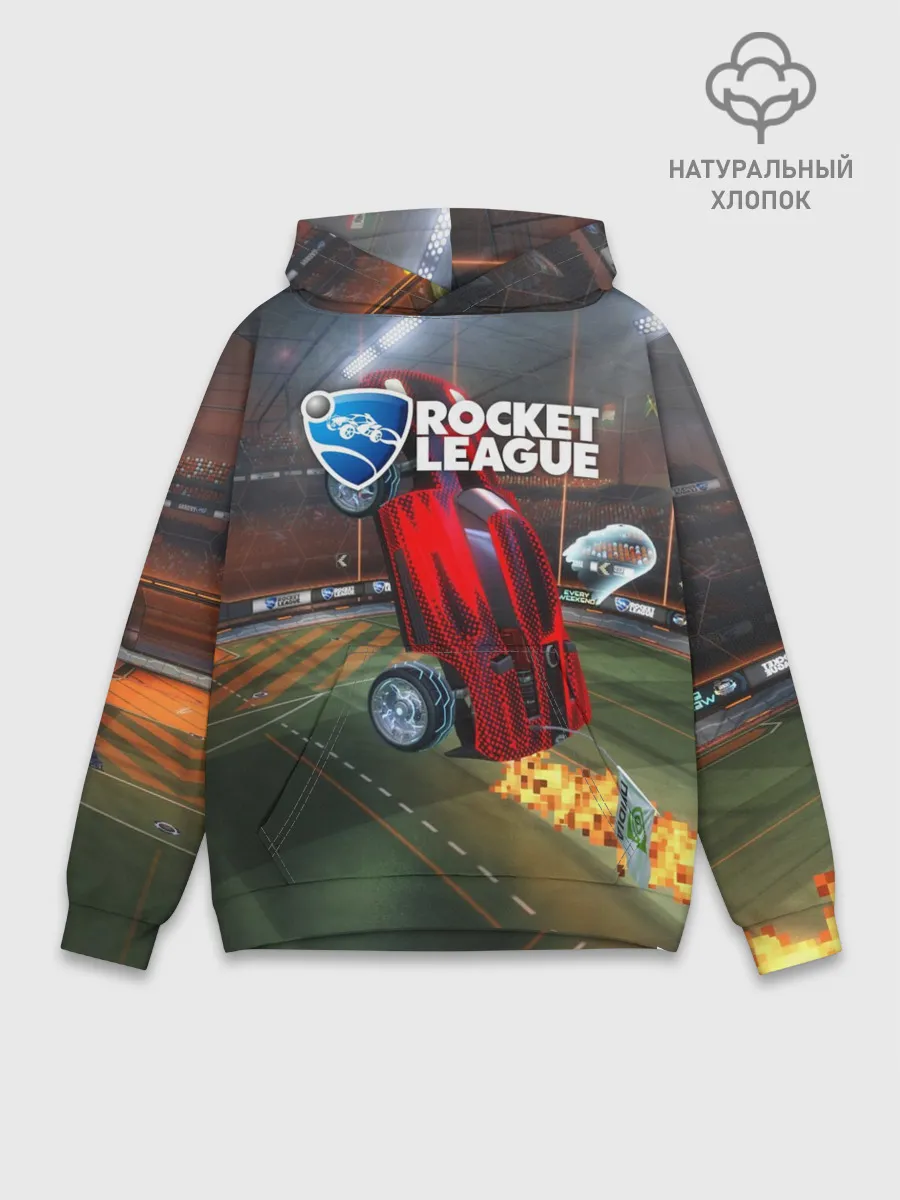 Худи мужской база хлопок / Rocket League