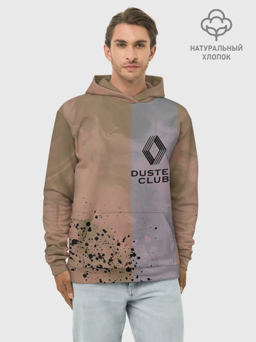 Худи мужской база хлопок / Renault Duster Club | Рено Дастер Клуб