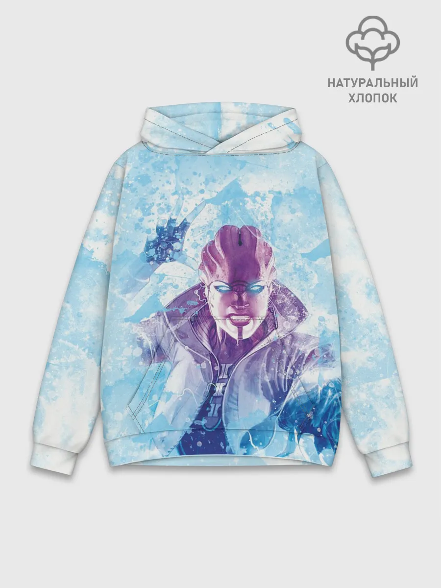 Худи мужской база хлопок / масс эффект