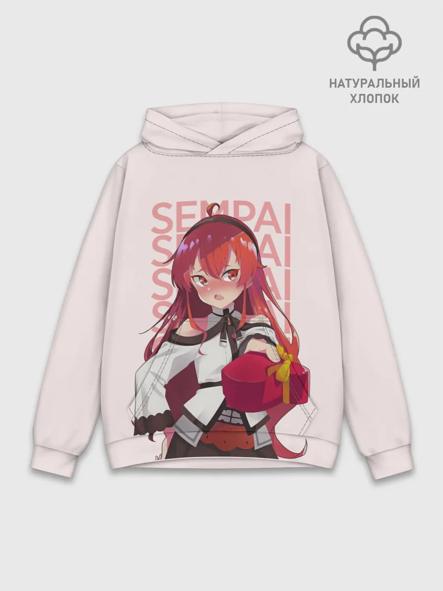 Худи мужской база хлопок / Sempai