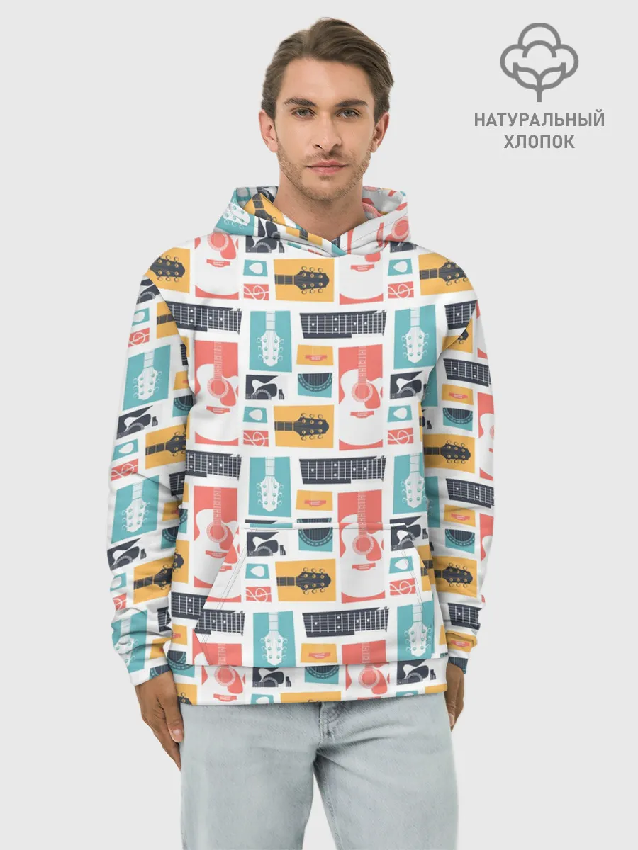 Худи мужской база хлопок / Рок
