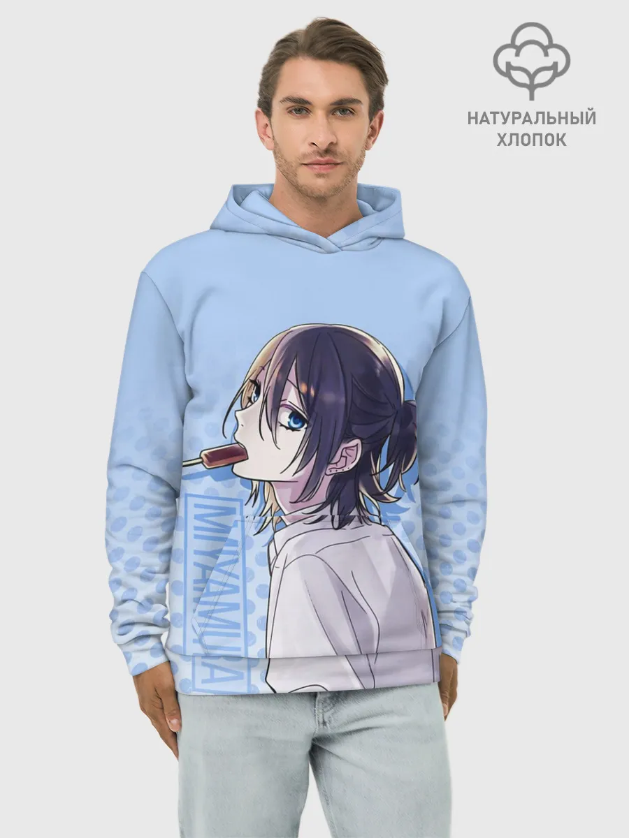 Худи мужской база хлопок / Miyamura