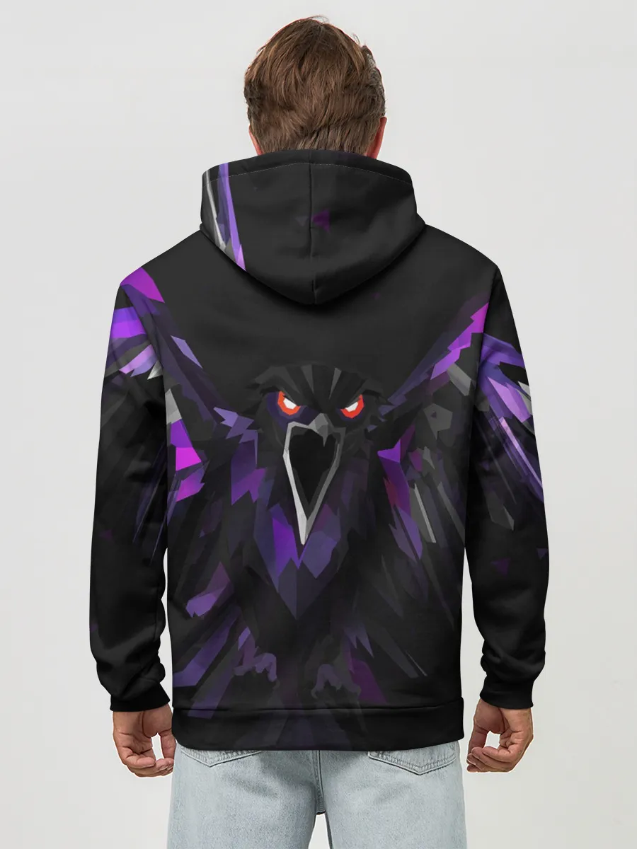 Худи мужской база хлопок / Ястреб