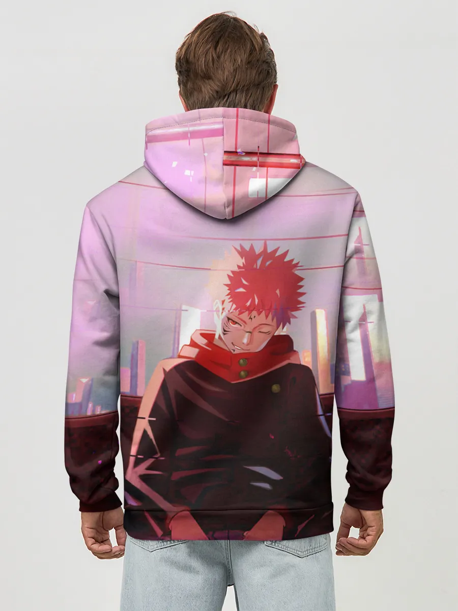 Худи мужской база хлопок / JUJUTSU KAISEN | МАГИЧЕСКАЯ БИ