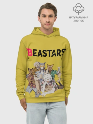Худи мужской база хлопок / Beastars Джуно и Луис.