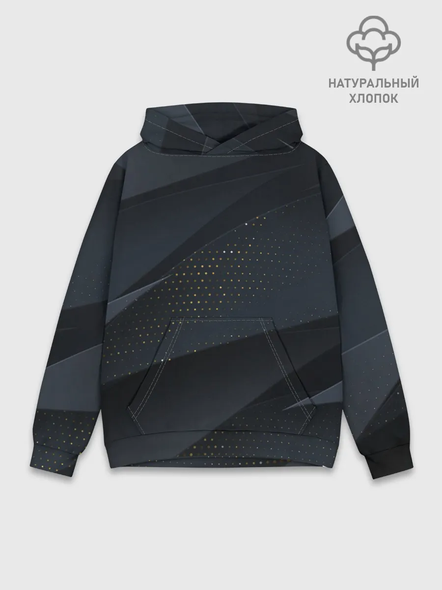 Худи мужской база хлопок / Волны