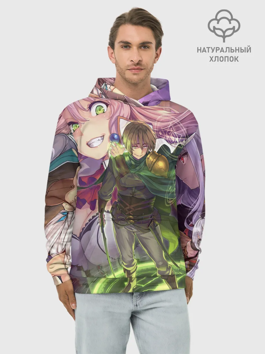 Худи мужской база хлопок / Kaifuku Jutsushi no Yarinaoshi